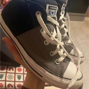 Converse Kids Black and Gray High-Tops